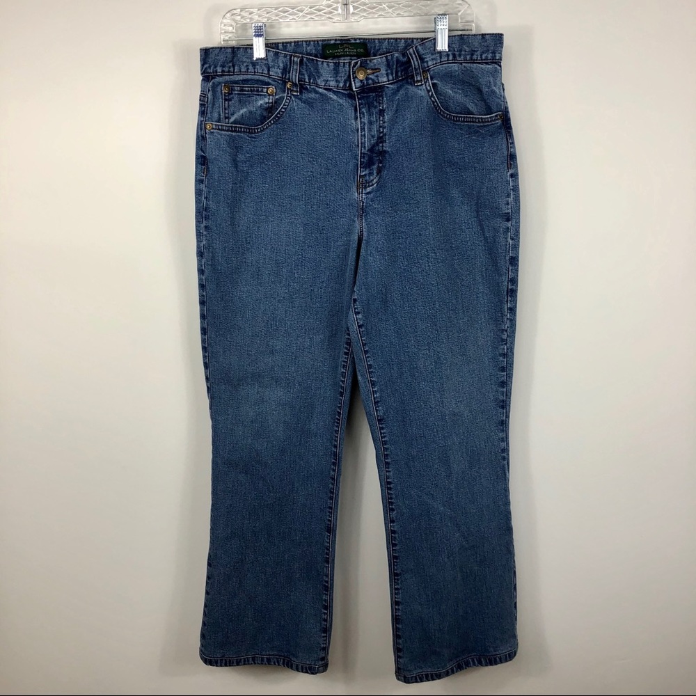 Lauren Ralph Lauren Hi Rise bootcut‎ jeans sz 14